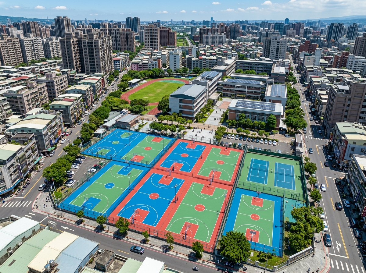 荆州市硅PU球场硅PU篮球场 - 一站式服务