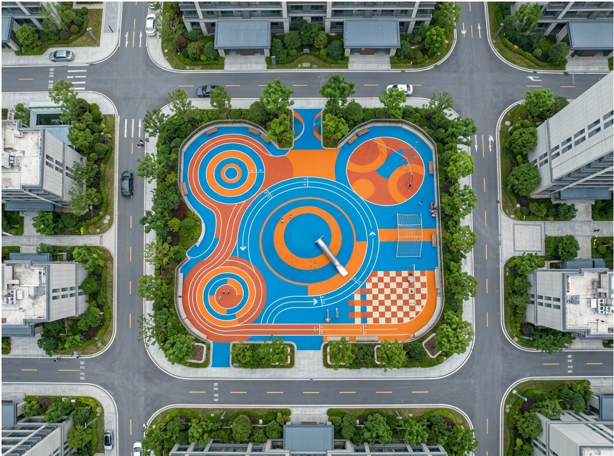 荆州市硅PU球场EPDM塑胶跑道 - 推荐